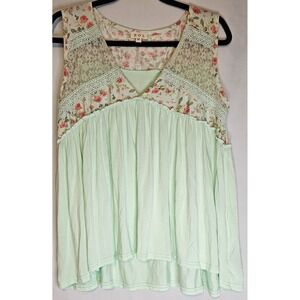 Anthropology Pol Womens Tank Top Lace, Bohemian, Fun, Flirty